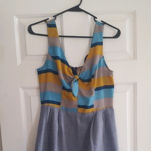 Blue Rain Summer Dress Small